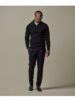 Profuomo PULLOVER HALF ZIP NAVY (PPWJ30025D)