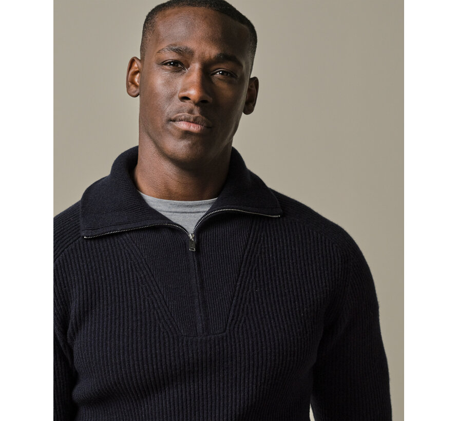 PULLOVER HALF ZIP NAVY (PPWJ30025D)