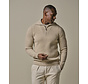 PULLOVER HALF ZIP L SAND (PPWJ30025B)