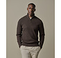 PULLOVER HALF ZIP BROWN (PPWJ30019B)