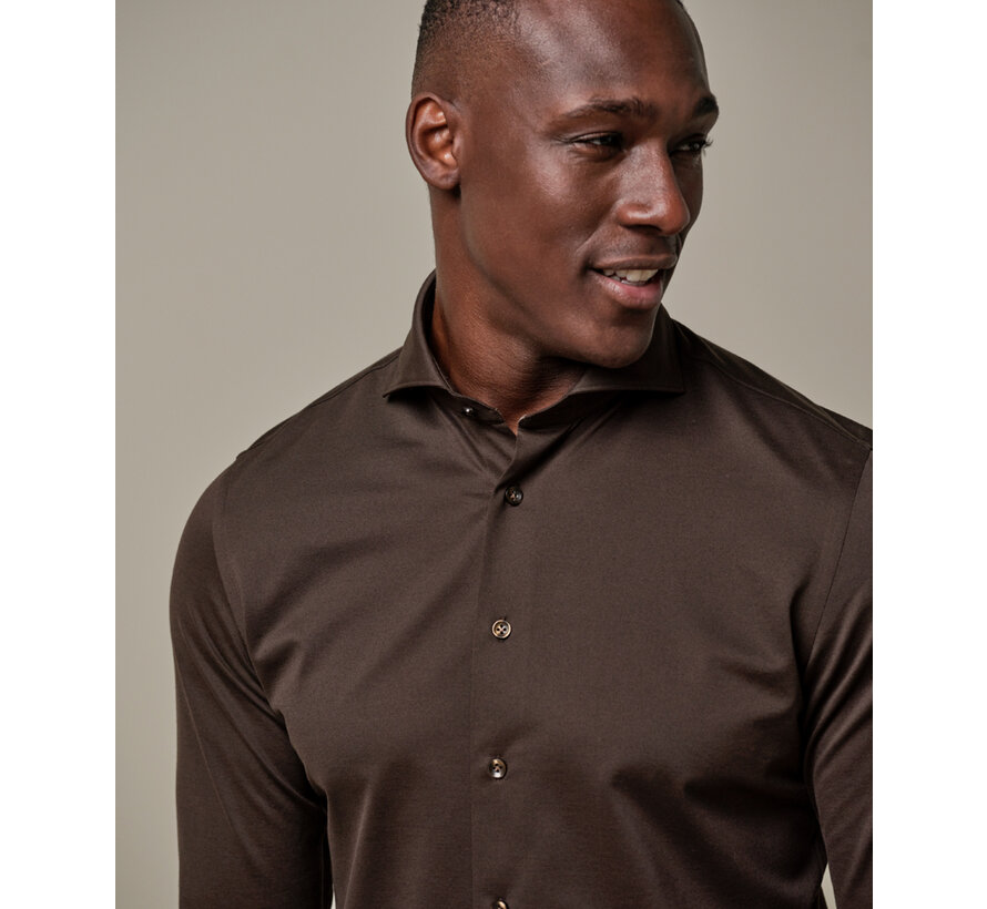 SHIRT X-CUTAWAY SF BRWN (PPWH30026E)