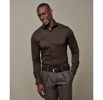 Profuomo SHIRT X-CUTAWAY SF BRWN (PPWH30026E)