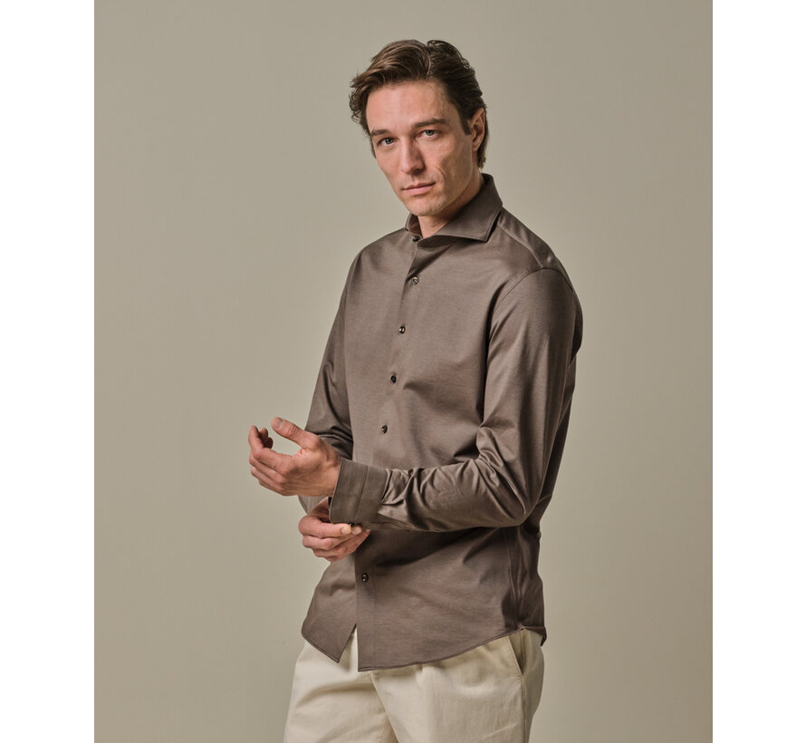 SHIRT X-CUTAWAY SF L.BRWN (PPWH30026B)