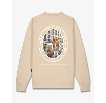 Baron Filou Pullover Oval Backprint Filou CL. Sand Brown