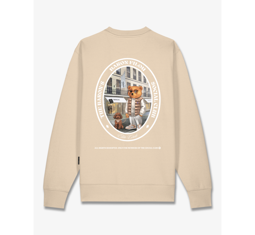 Pullover Oval Backprint Filou CL. Sand Brown