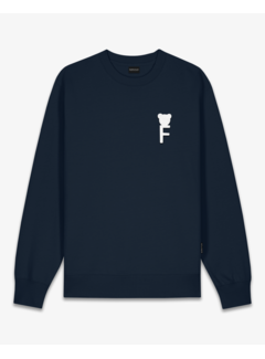 Baron Filou Pullover Chenille F Navy Blue