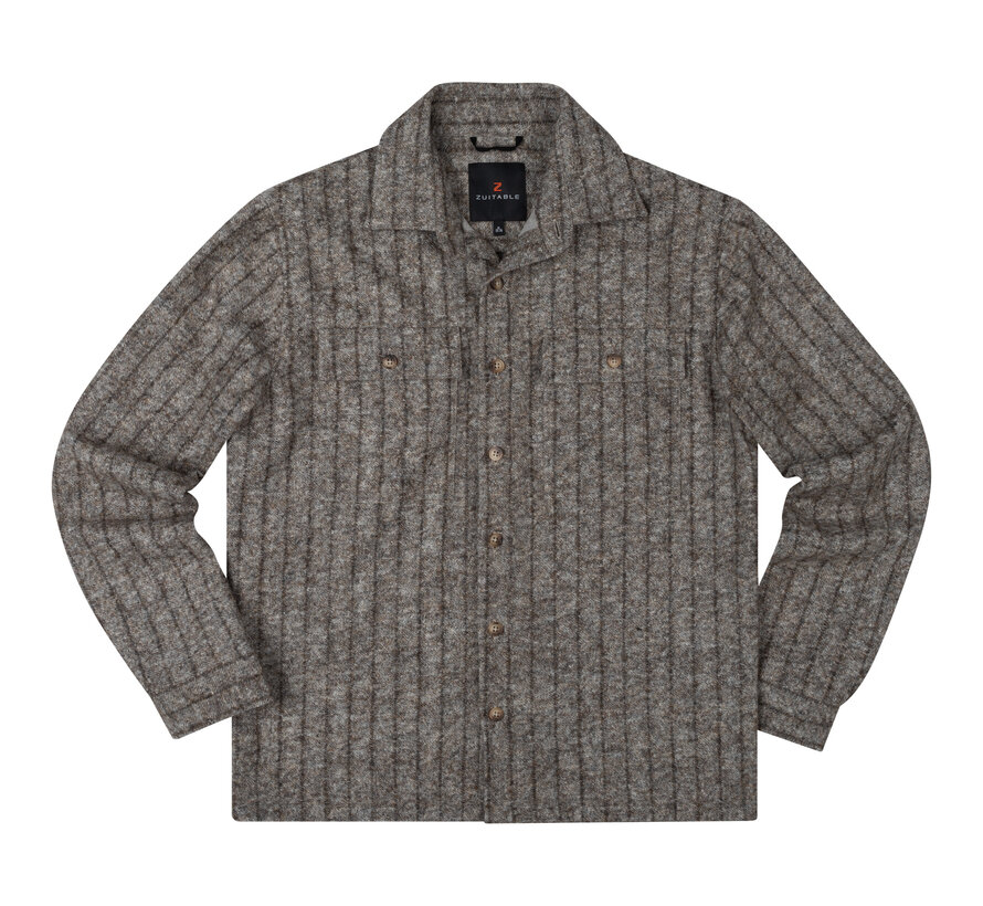 Overshirt DiTyler beige stri (252661 - 770)