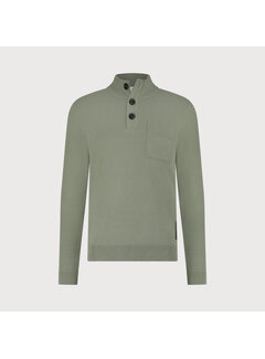 Blue Industry Half Zip Trui Khaki (KBIW25-M11)