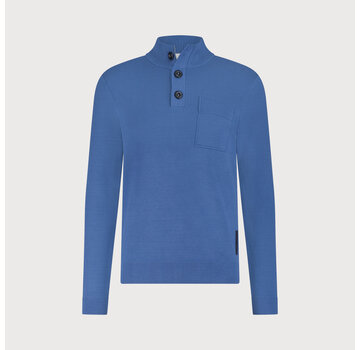 Blue Industry Half Zip Trui Kobalt (KBIW25-M11)