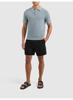 Pure Path Regular Fit Cargo Shorts Black (25110599 - 02)