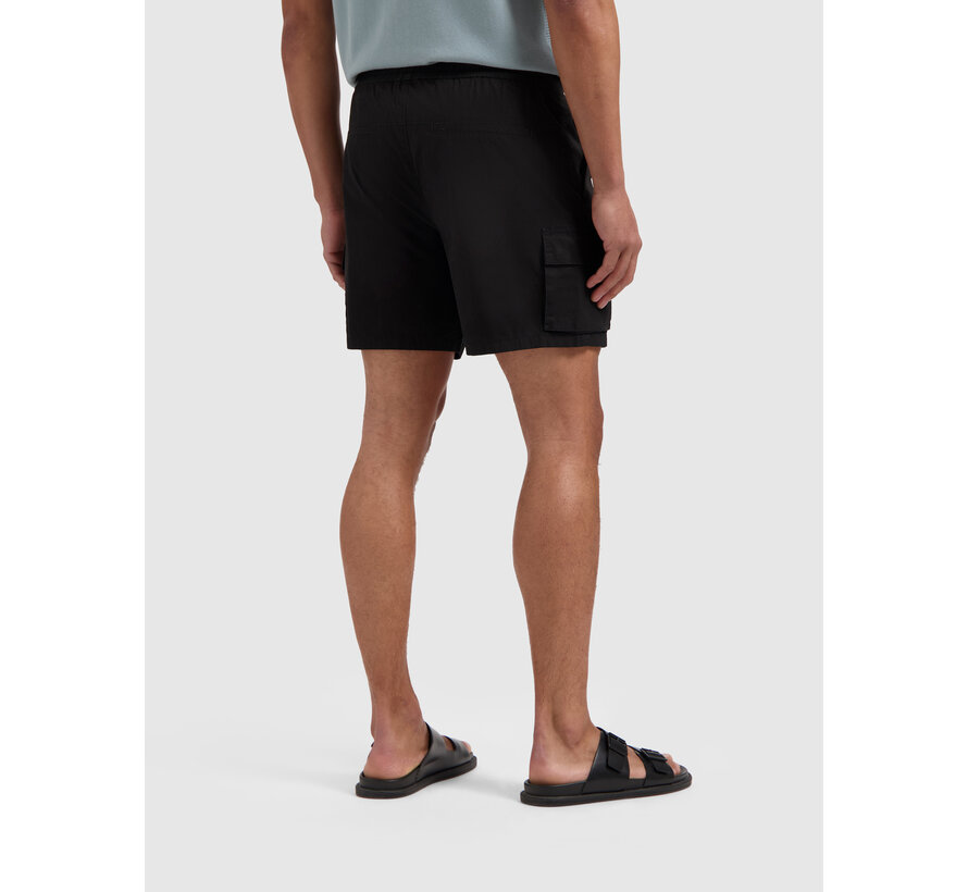 Regular Fit Cargo Shorts Black (25110599 - 02)