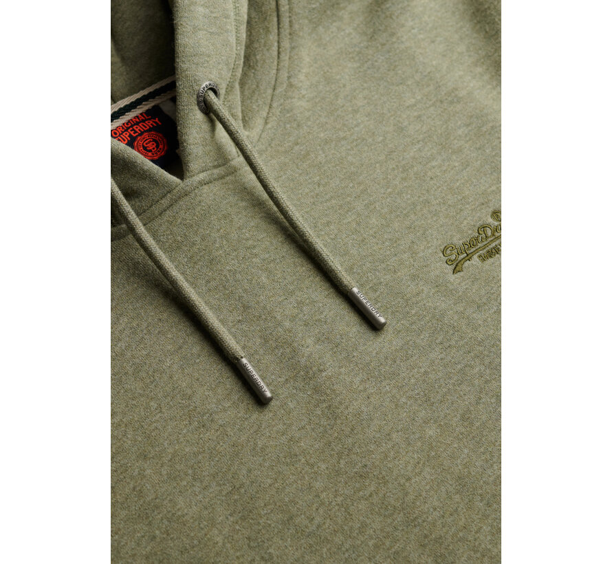 ESSENTIAL LOGO HOODIE HB Faded Sage Green Marl (M2014404A - H7G)