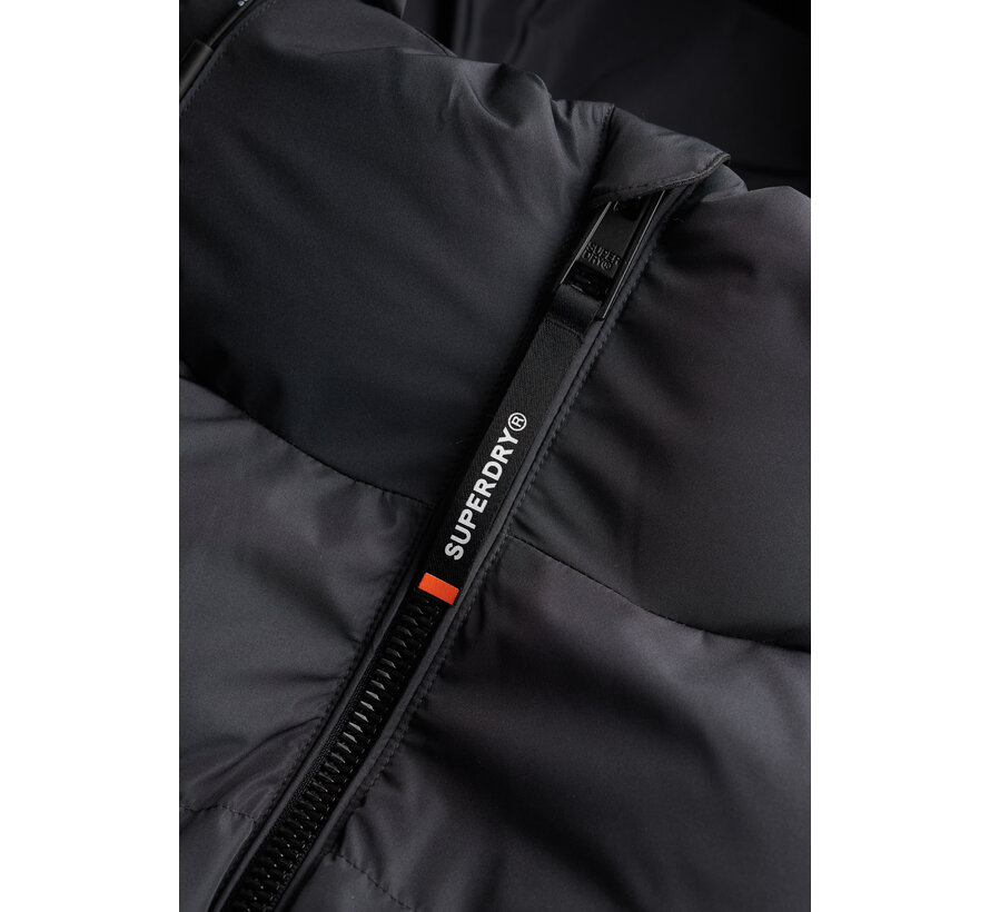 HOODED SPORTS PUFFER JACKET Ebony/Ebony (M5011905A - H1P)