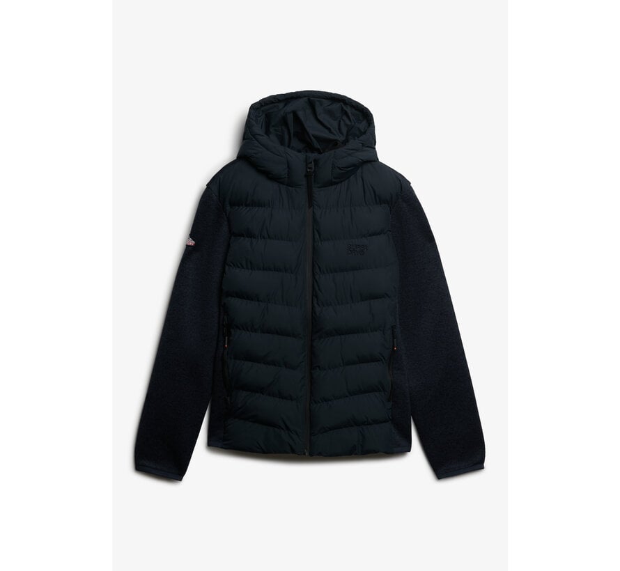 HOODED STORM KNIT HYBRID JKT Eclipse Navy (M5012293A - 98T)