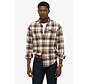 L/S COTTON LUMBERJACK SHIRT Peyton Check White (M4011047A - G7R)