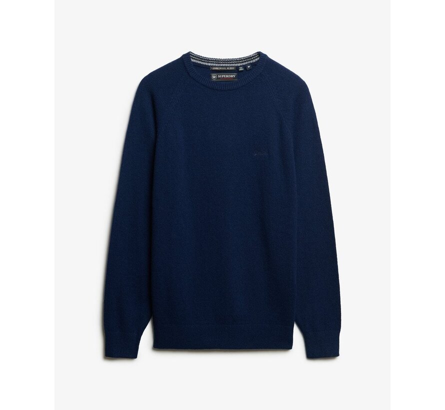 WOOL BLEND JUMPER Mariner Blue Marl (M6110689A - H8R)