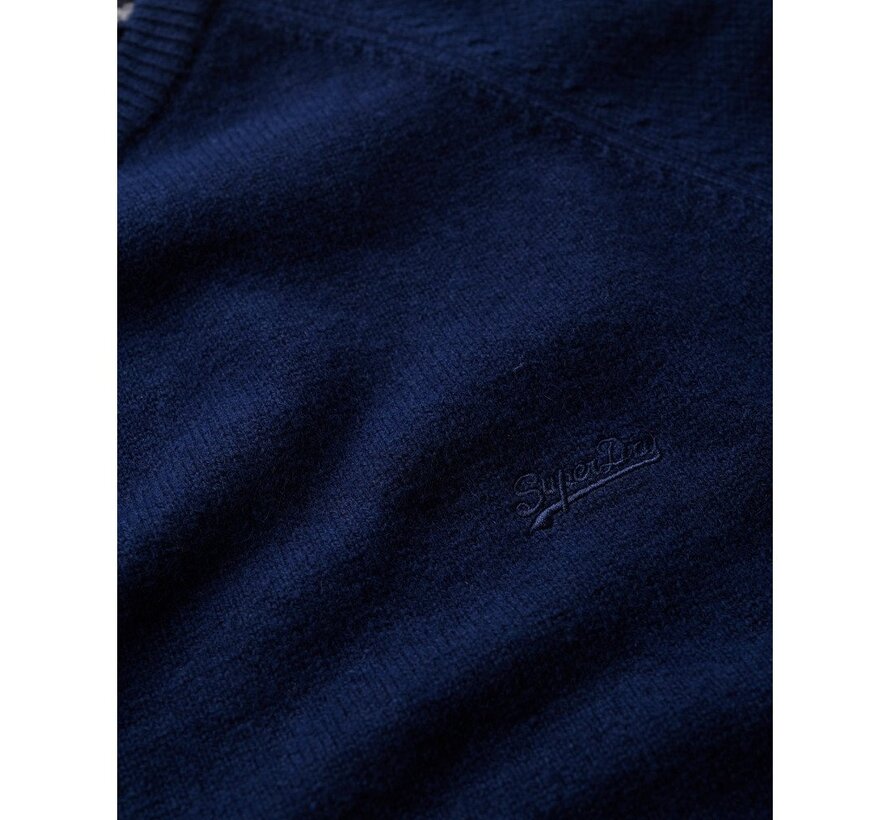 WOOL BLEND JUMPER Mariner Blue Marl (M6110689A - H8R)