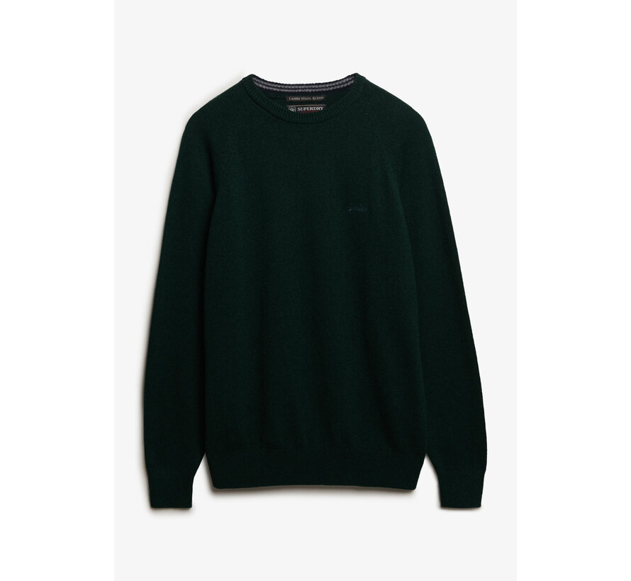 WOOL BLEND JUMPER Forest Green Marl (M6110689A - TEM)