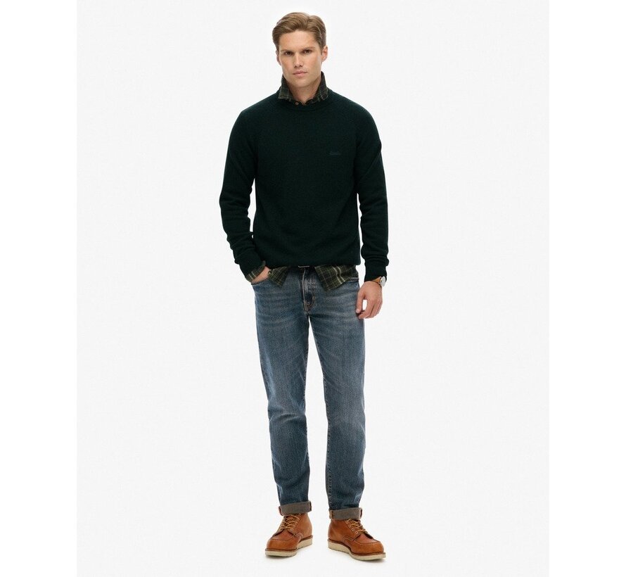 WOOL BLEND JUMPER Forest Green Marl (M6110689A - TEM)