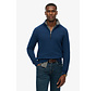 WOOL BLEND HALF ZIP JUMPER Dusk Navy Marl (M6110688A - 1ZI)