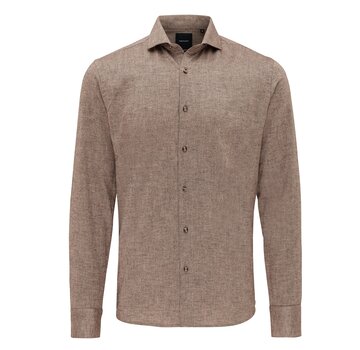 Tresanti FIDILIO | Small herringbone shirt Light brown (TRSHJE454 - 401)