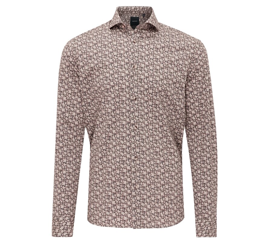 FOSCOLO | Shirt with flowers Grey (TRSHJE449 - 200)