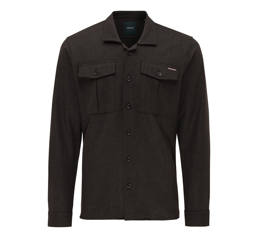 DERMOT | Uni overshirt Anthracite (TRSHJE407 - 202)