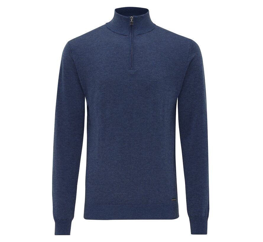 FIRENZE | Stretch half zip Dark blue (TRKWJE131 - 802)