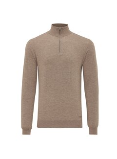 Tresanti FIRENZE | Stretch half zip Light brown (TRKWJE131 - 401)
