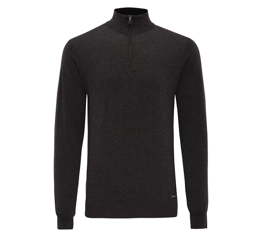 FIRENZE | Stretch half zip Anthracite (TRKWJE131 - 202)