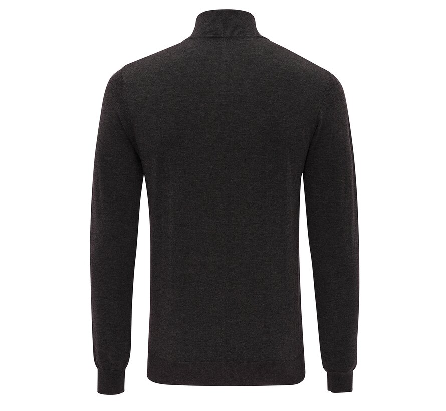FIRENZE | Stretch half zip Anthracite (TRKWJE131 - 202)
