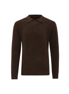 Tresanti FUSTINO | Big polo sweater Dark brown (TRKWJE128 - 402)
