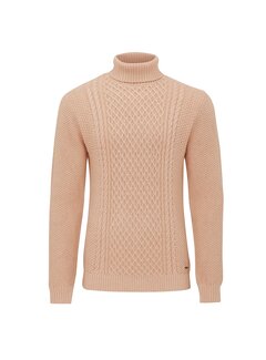 Tresanti FIORENZO | Cable knit roll neck Beige (TRKWJE126 - 101)