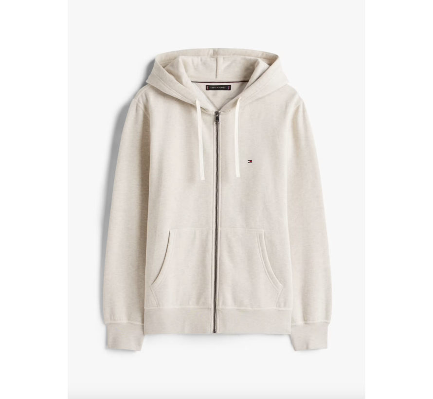 ESSENTIAL FLEECE ZIP Heathered Oatmilk (MW0MW37234 - HGF)