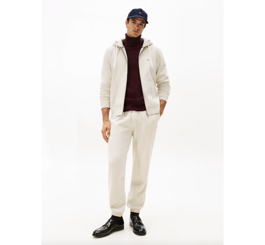 ESSENTIAL FLEECE ZIP Heathered Oatmilk (MW0MW37234 - HGF)