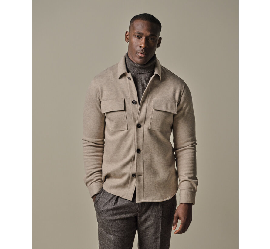 OVERSHIRT CUTAWAY BEIGE (PPWF30002B)