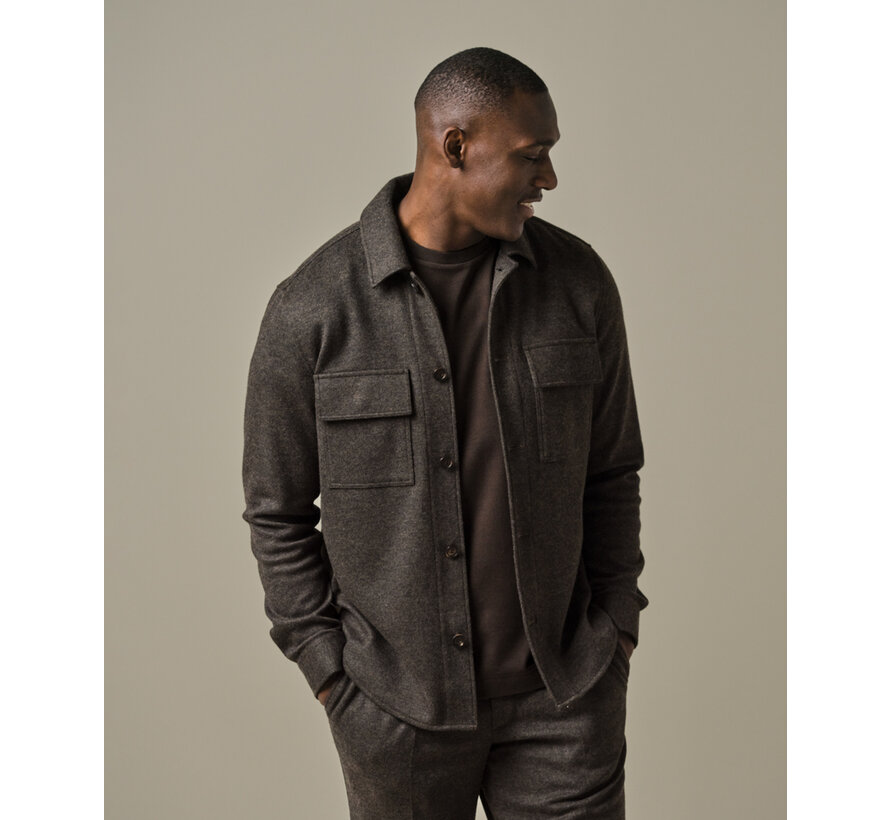 OVERSHIRT CUTAWAY BROWN (PPWF30002C)