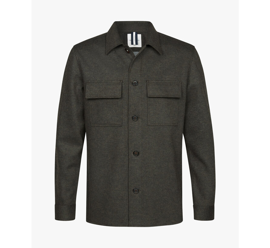 OVERSHIRT CUTAWAY BROWN (PPWF30002C)