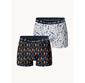 A Fish Named Fred 2Pack Boxershorts Navy (32.268 - 604)