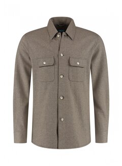 District Indigo Overshirt Bruin (7.52.040.756 - 048)