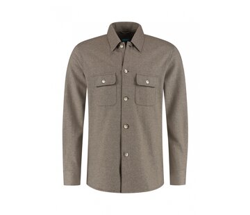 District Indigo Overshirt Bruin (7.52.040.756 - 048)