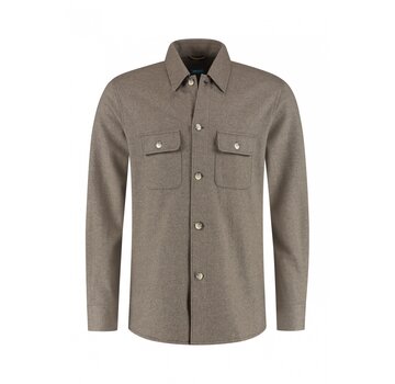 District Indigo Overshirt Bruin (7.52.040.756 - 048)