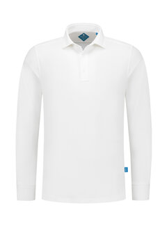 District Indigo Performance Polo LS White (7.42.410.780 - 007)
