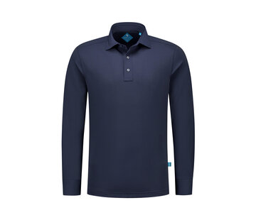 District Indigo Pique Performance Polo LS Navy  (7.42.410.780 - 010)