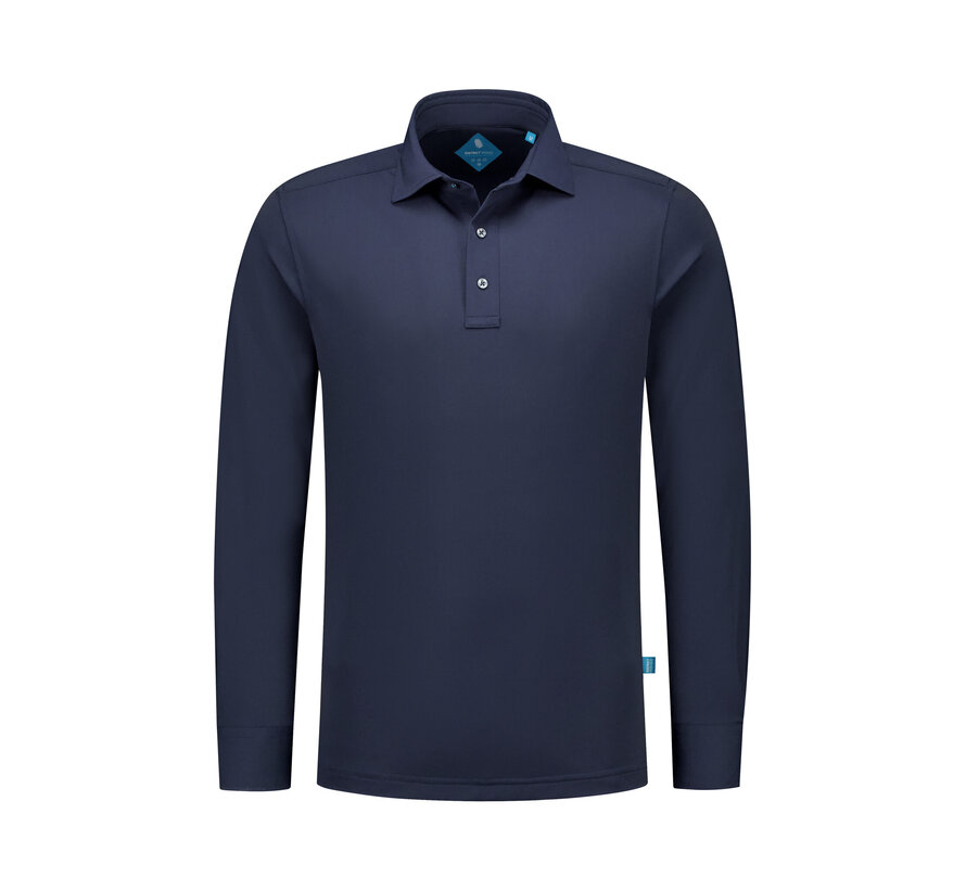 Pique Performance Polo LS Navy  (7.42.410.780 - 010)