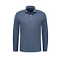 Pique Performance Polo LS Steel Blue  (7.42.410.780 - 014)