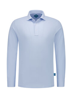 District Indigo Pique Performance Polo LS Light Blue (7.42.410.780 - 017)