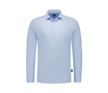 District Indigo Pique Performance Polo LS Light Blue (7.42.410.780 - 017)