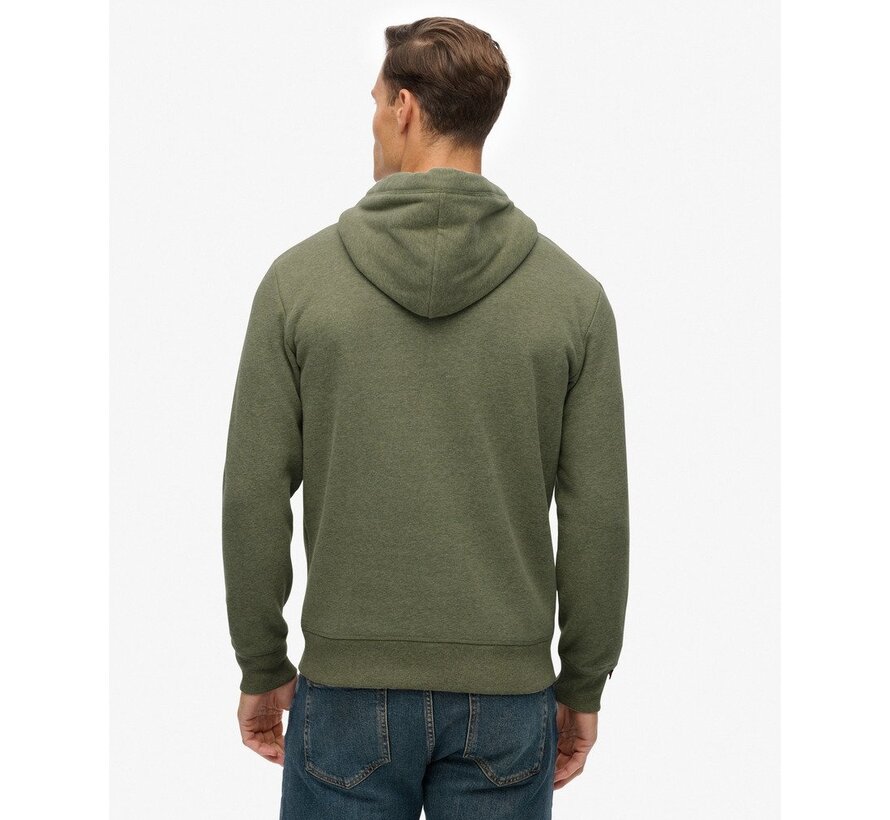 ESSENTIAL LOGO HOODIE HB Faded Sage Green Marl (M2014404A - H7G)