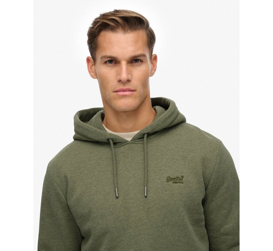 ESSENTIAL LOGO HOODIE HB Faded Sage Green Marl (M2014404A - H7G)